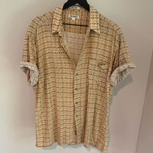 Men’s Hawaiian shirt, short sleeve button-down